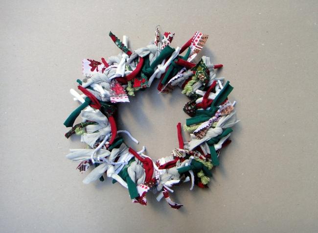 corona navidad trapillo