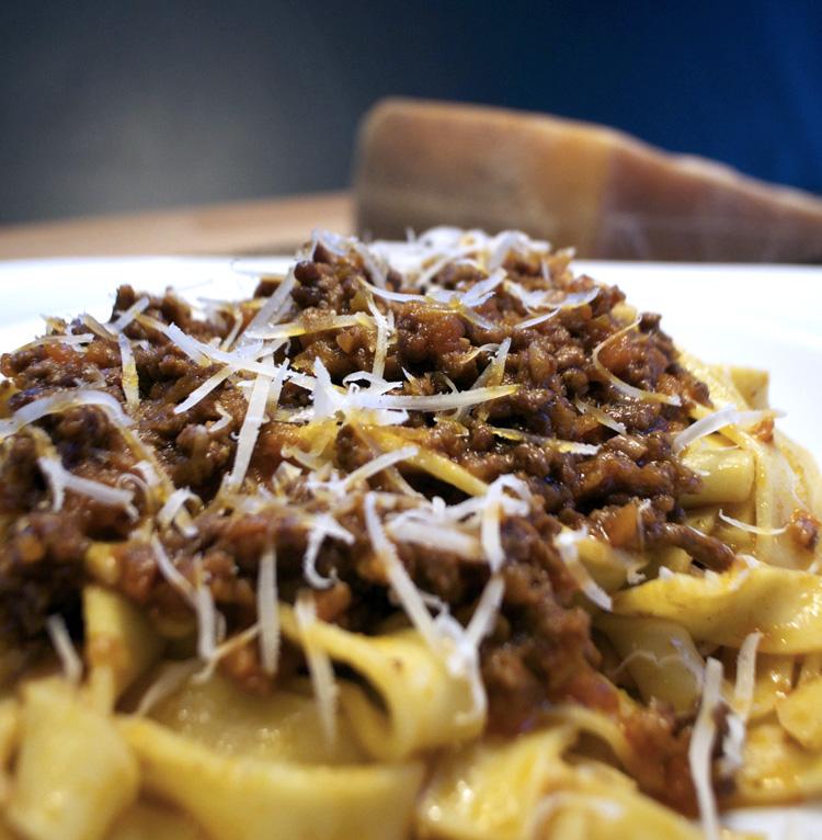 tagliatelle salsa boloñesa