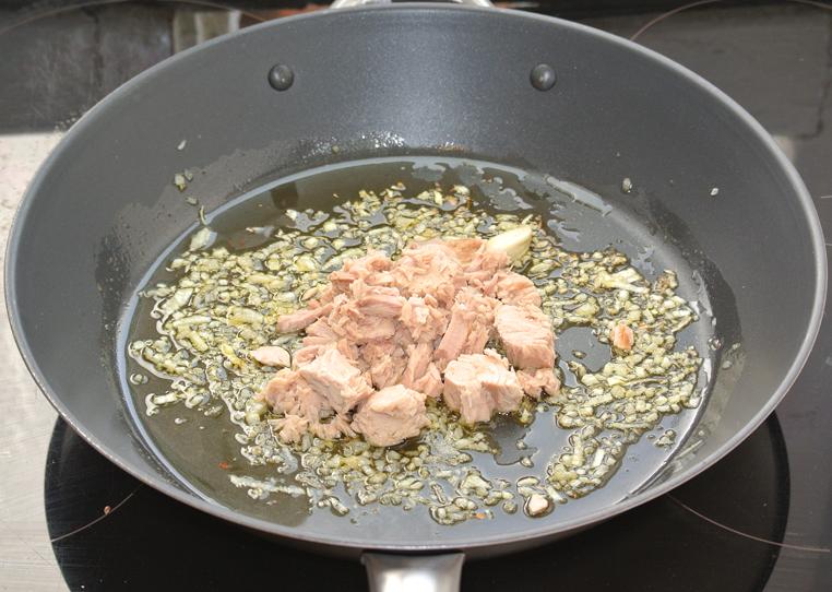 Receta de pasta con atún