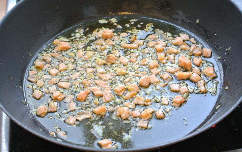 Receta Pasta con Salmon