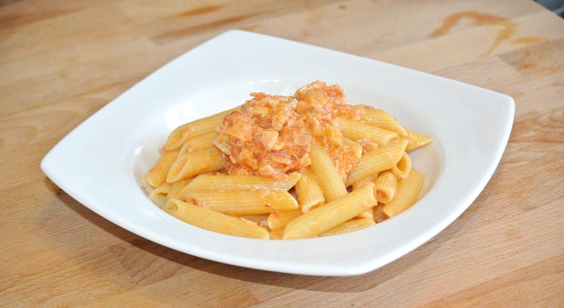 receta de pasta con salmon