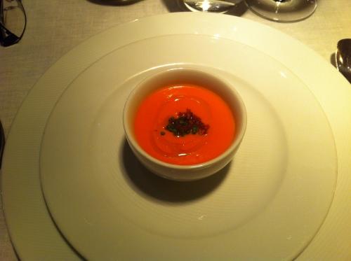 Aperitivo de salmorejo 