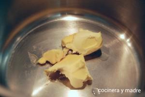 mantequilla crema de guisantes