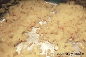 cebolla cream de guisantes