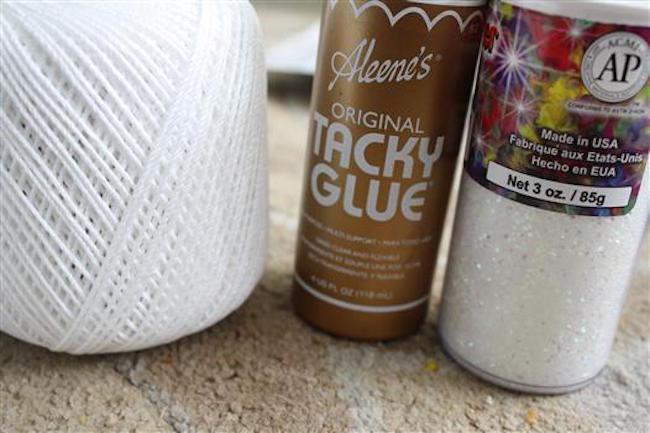 bola navidad materiales