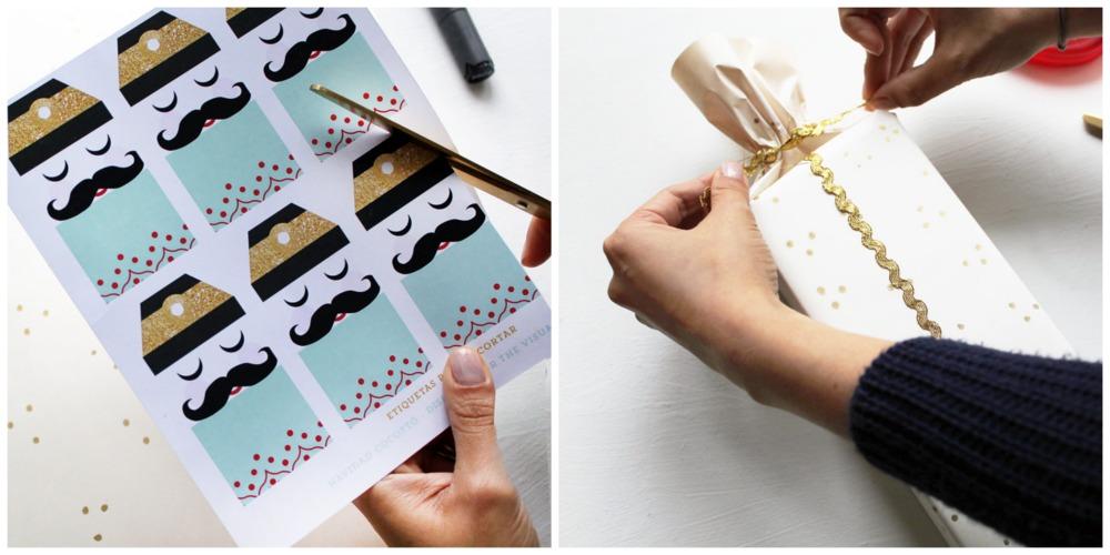 Etiquetas navideñas The Visual Corner