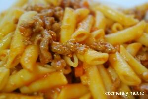 macarrones a la boloñesa