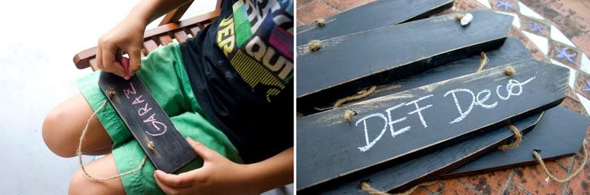 Diy flechas de pizarra colgantes5