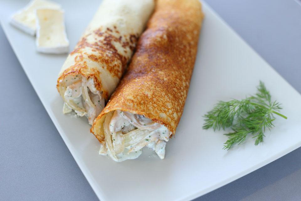 Crepes de pollo