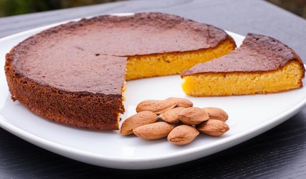 Bizcocho de almendra y naranja