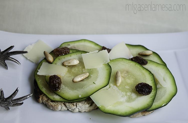 Carpaccio calabacin 2