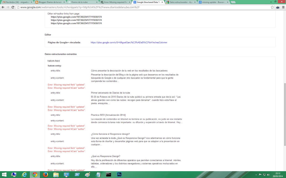 Herramienta de prueba de datos estructurados