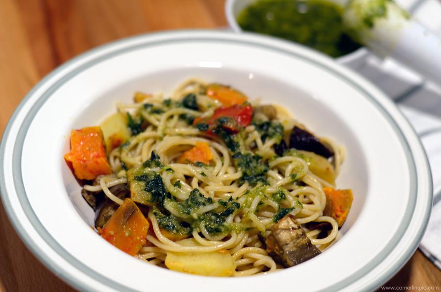 PastaPestoVerduras