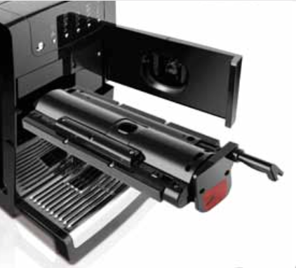 Cafetera automática MiniMoka CM-4578: extracción del grupo de café