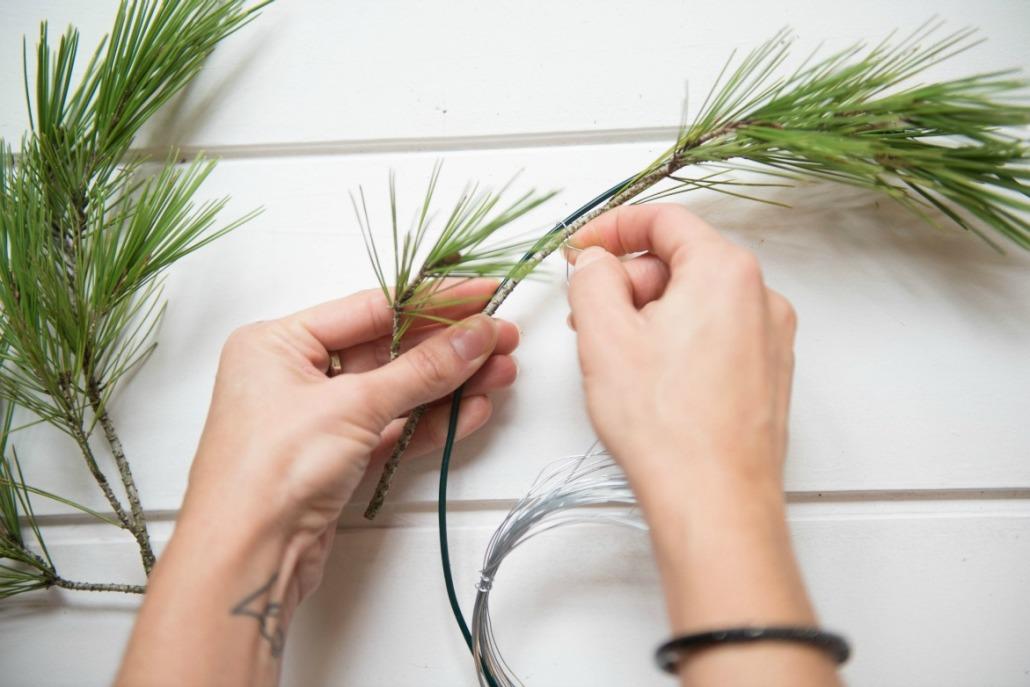 crea tu corona de navidad