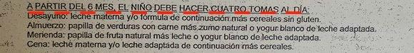 Esta es increíble, con 6 meses el bebé SÓLO hace 4 comidas al día y SÓLO 2 tomas de pecho. Más lactancias fracasadas