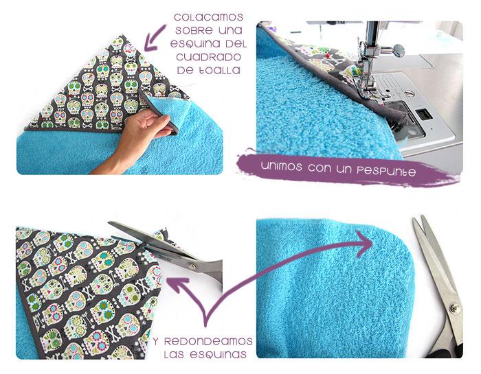 capa baño DIY 2 Cómo hacer una capa de baño de bebé DIY