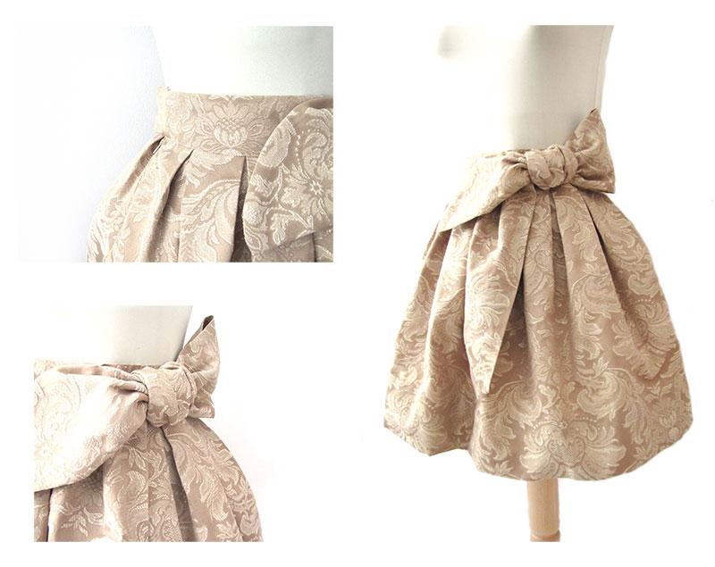 falda brocada DIY 8 Cómo hacer una falda brocada sin patrón DIY 