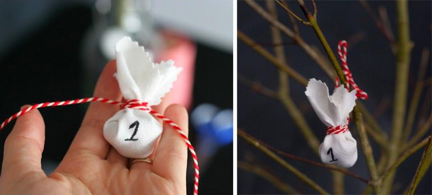 Diy calendario de adviento hecho con rama5