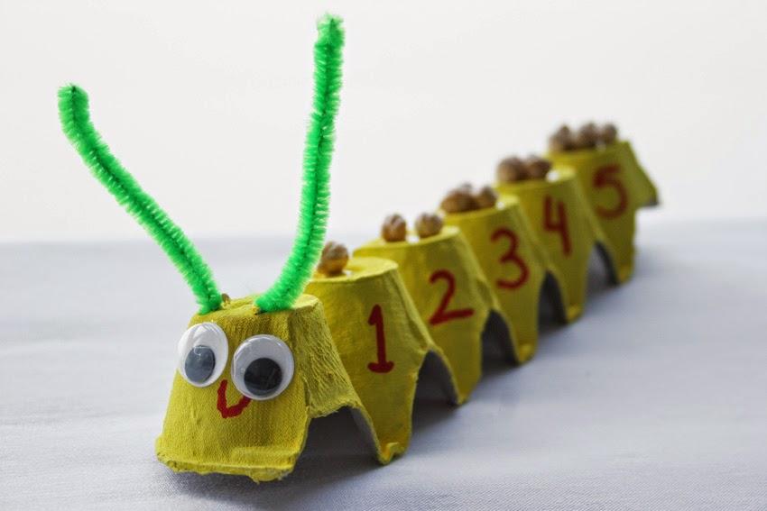 Gusanito numérico con huevera11