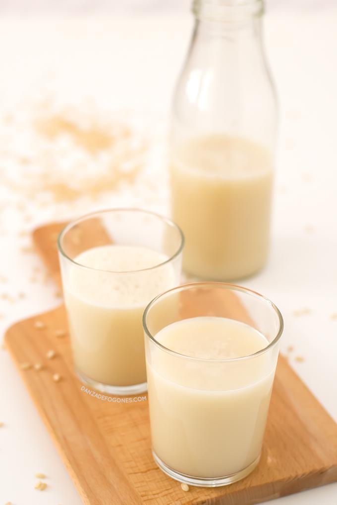 Leche de Arroz | danzadefogones.com #danzadefogones #vegano #vegana #singluten #receta