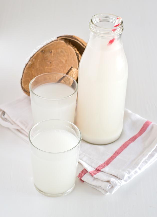 Leche de Coco| danzadefogones.com #danzadefogones #vegano #vegana #singluten #receta