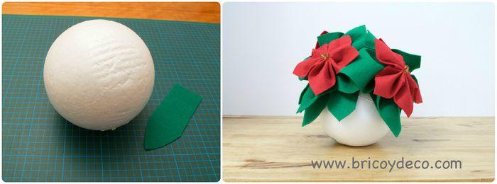 flores-de-pascua-de-fieltro-en-bola-poliestireno