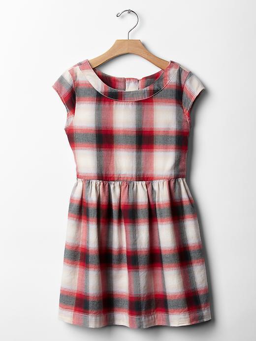 vestido cuadros gap niña