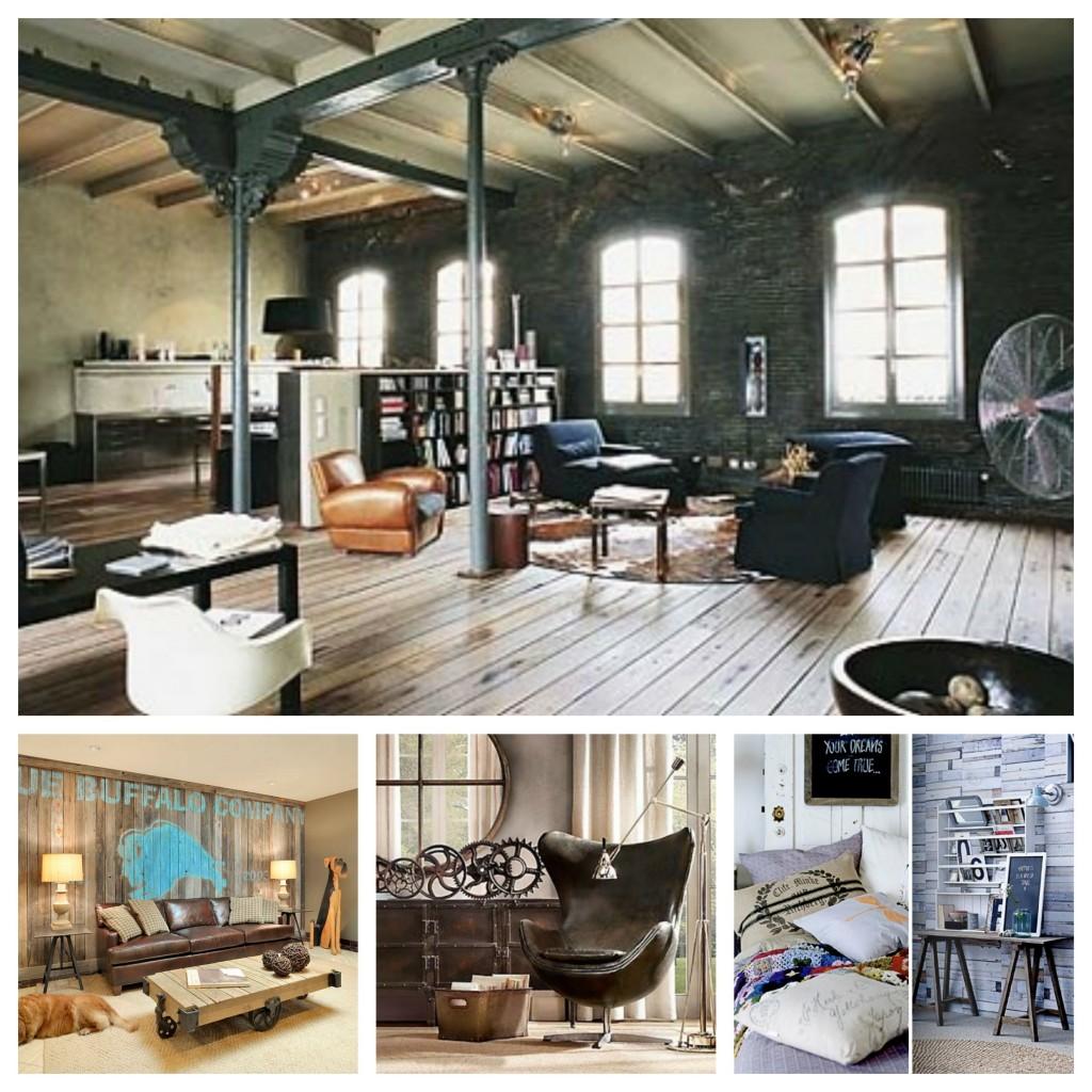 Salones estilo industrial