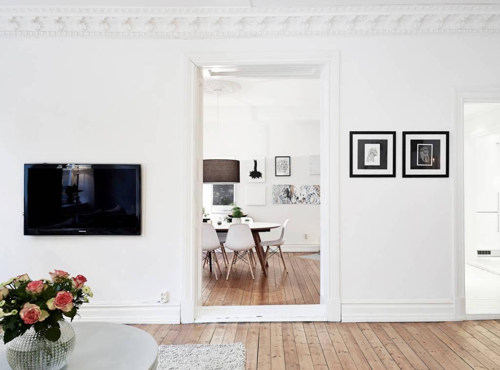 Un apartamento contemporáneo con toques Ikea.