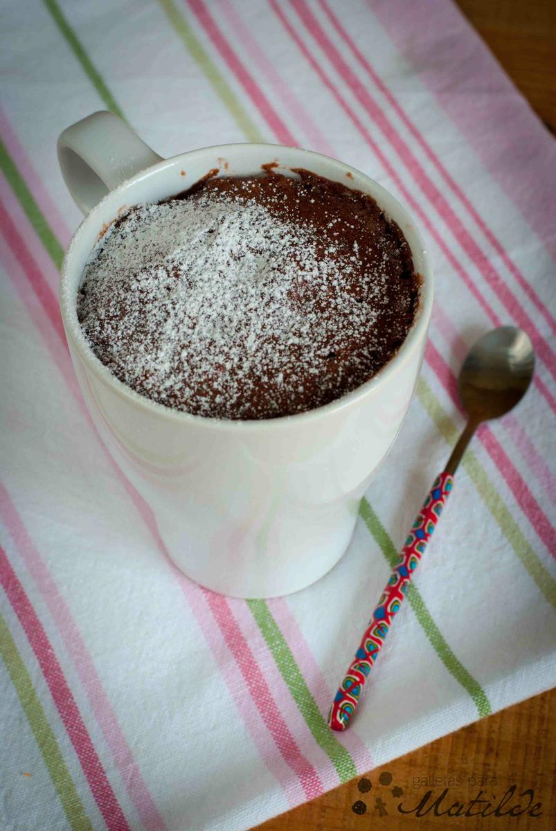 Mug cake de chocolate