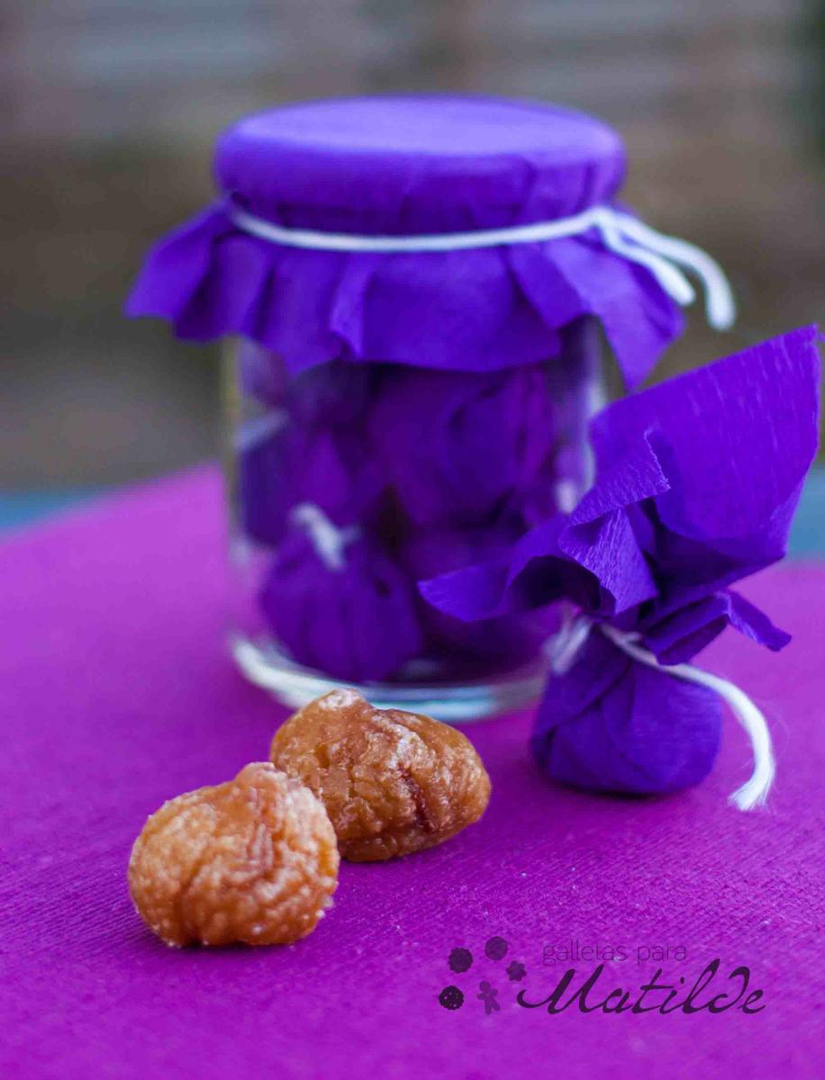 Marrón glacé, castaña confitada