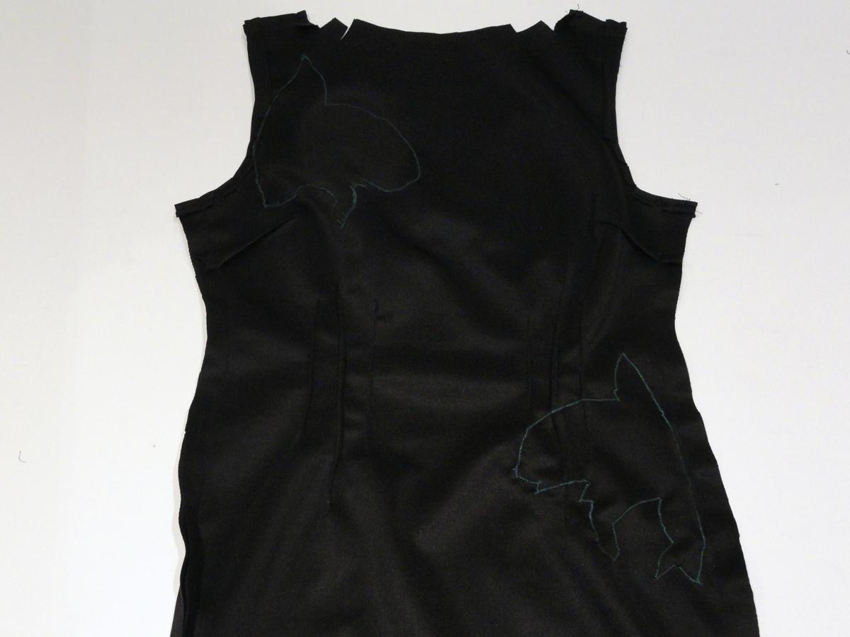 Vestido Cocktel navidad DIY 10