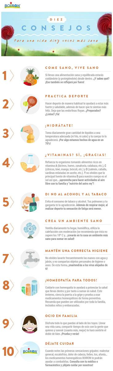 consejos para vida sana homeopatia 10 Consejos para Vida Sana Cierra la puerta a la gripe