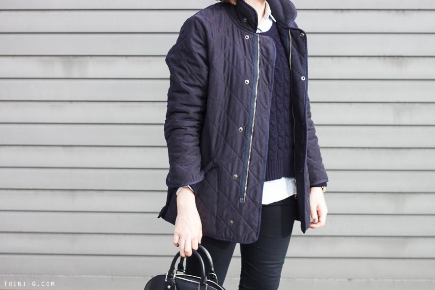 Trini | Barbour navy jacket
