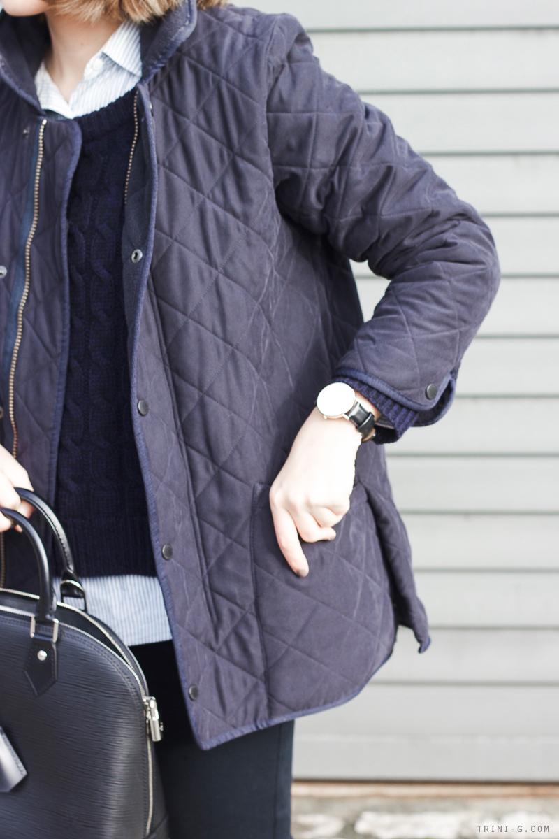 Trini | Barbour navy jacket