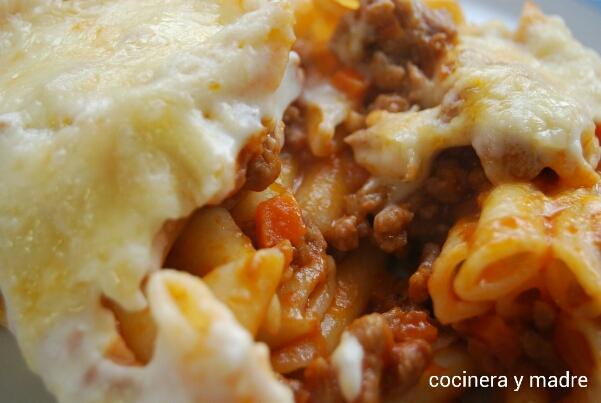 macarrones a la boloñesa