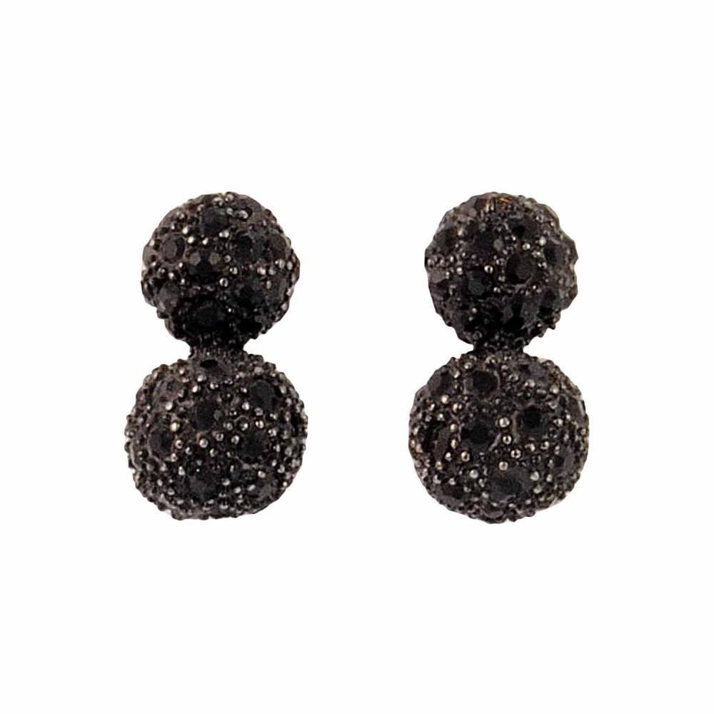 pendientes-dos-bolas-piedras-negras