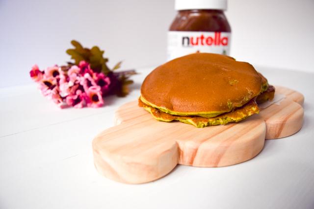 Dorayakis de té verde Matcha y Nutella, para días creativos.