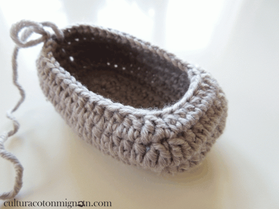 Paso 3 botas ganchillo