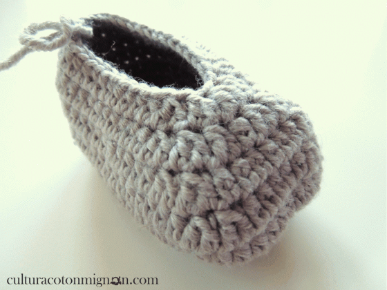 Paso 5 botas bebe culturacotonmignon