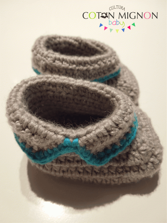 Bota crochet cultura coton mignon