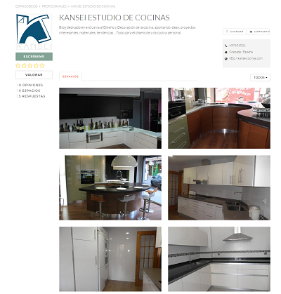 Kansei Estudio de cocinas Espaciodeco.com