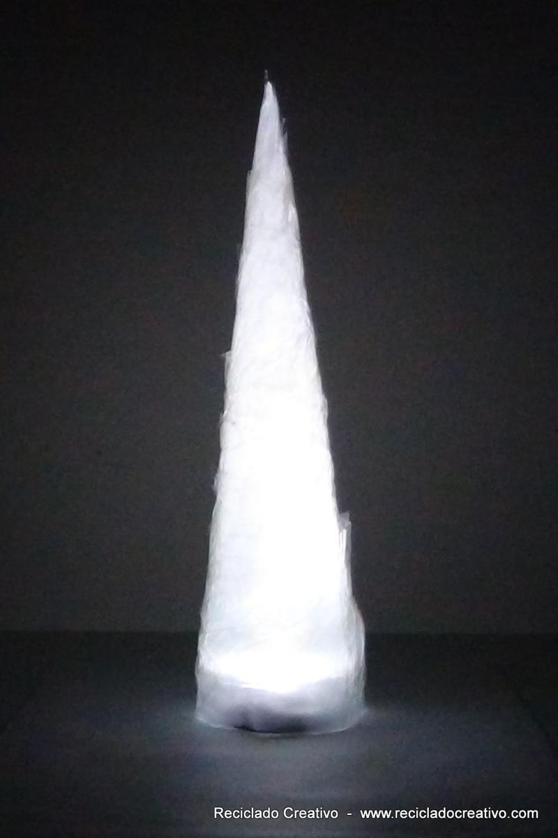 How to make a Christmas Tree recycling shopping plastic bags. Árbol de navidad bolsas de plástico