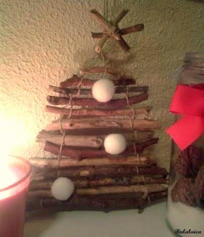 DIY: Arbolito de Navidad con palos
