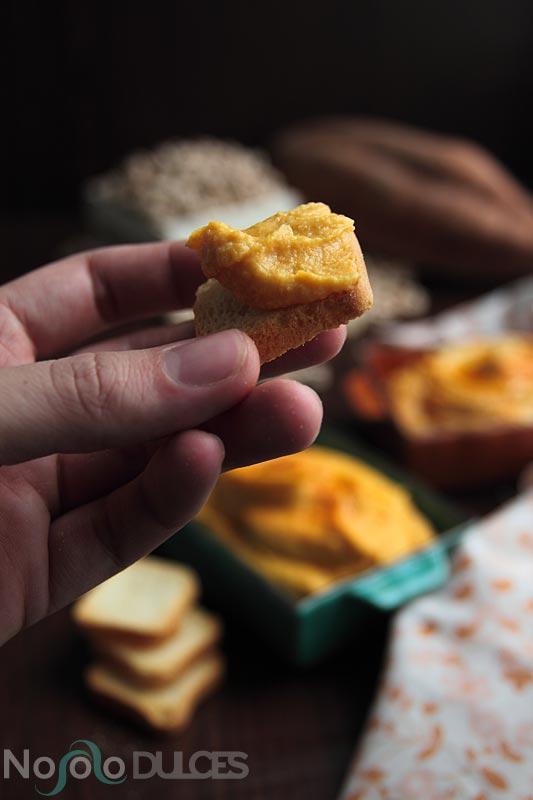 No solo dulces - Receta hummus tradicional y batata especiada