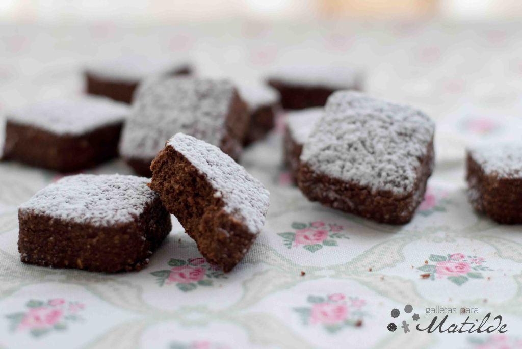Polvorones de chocolate