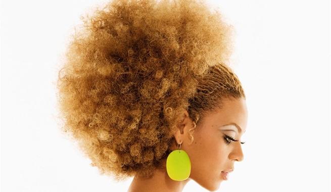 Peinado melena afro