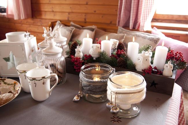 decorar la mesa de Navidad