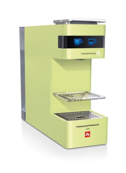 Cafetera Illy Y3 de color verde